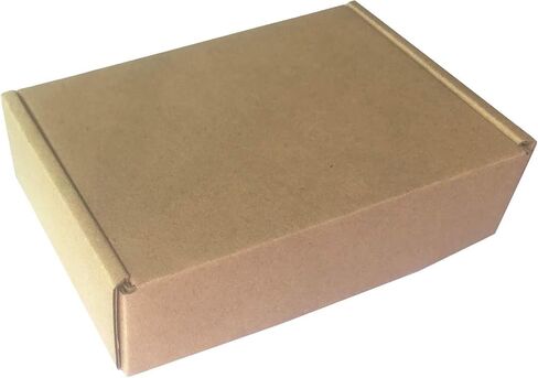 Small Cardboard Shipping Box Mailers 6x4x1.6 Inch Corrugated Packaging Storage Boxes 100 Pack (Inside Size: 5.3 x 3.8 x 1.5") in Saudi Arabia