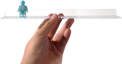 Minifigure Display Ledge 3 عبوات ، رف جدح على الحائط لأرقام Lego Minificures عرض أرفف عائمة لتخزين شاشة Lego لمجموعة Minifig in Kuwait