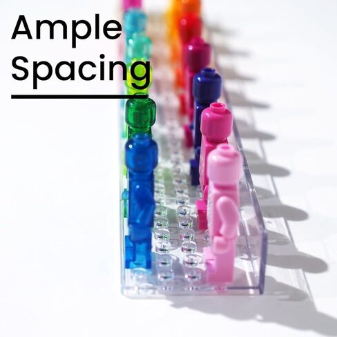 Minifigure Display Ledge 3 عبوات ، رف جدح على الحائط لأرقام Lego Minificures عرض أرفف عائمة لتخزين شاشة Lego لمجموعة Minifig in Kuwait