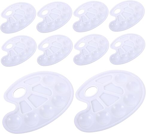 جوجوفوني 10pcs لوحة لوحات الطلاء لوحة ألوان فنية سهلة التنظيف لوحة الطلاء الزيت المحمولة رطبة للبنين والبنات in Saudi Arabia