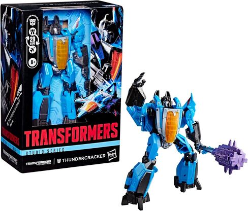 TRANSFORMERS Studio Series War for Cybertron Thundercracker, 6.5-inch Converting Action Figure, Robot Toys for Ages 8+ in Saudi Arabia