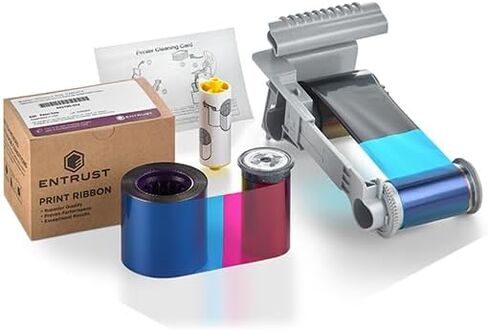 عام عام 525100-016 Sigma DS2 YMCKL-KT RIBBON-300 صورة مع لوحة بريق ، طباعة مزدوجة ، لاستخدامها مع طابعات بطاقة بطاقة Sigma DS2. in Saudi Arabia