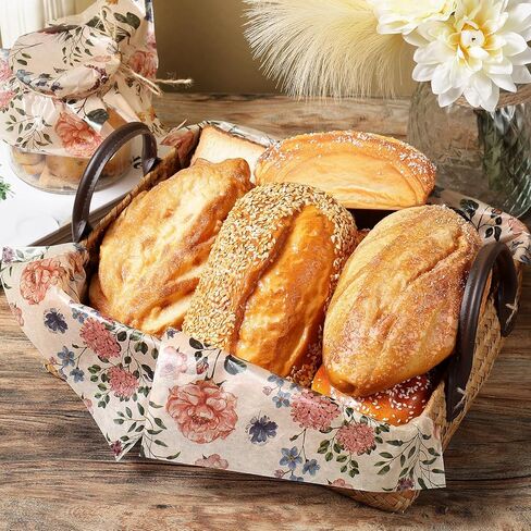 150 PCS Wildflower Garden Floral Wax Paper Leaves for Food Deli ، 9.8 × 8.3 بوصة ورق التغليف للزهرة البرية in Saudi Arabia