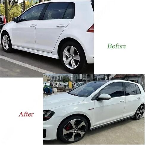 التنانير الجانبية متوافقة مع VW Golf 7 7.5 MK7 MK7.5 R GTI R-LINE 2013-2019 SIDE SKIRT SILL SILL TYLING SPOILER SPOILER SPOILER in Saudi Arabia