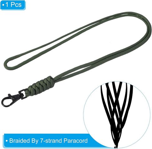 Patikil Badge Lanyard مع قفل جراد البحر ، حزام خطاف سلك مفتاح القلادة لمفاتيح حامل بطاقة هوية الصافرة حامل شارة بطاقة صافرة صافرة in Saudi Arabia