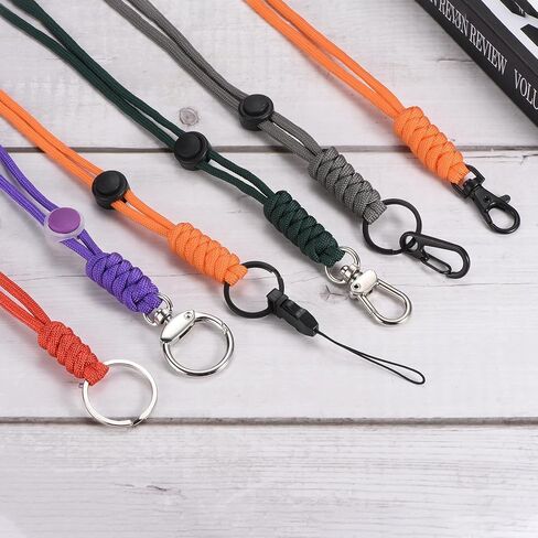 Patikil Badge Lanyard مع قفل جراد البحر ، حزام خطاف سلك مفتاح القلادة لمفاتيح حامل بطاقة هوية الصافرة حامل شارة بطاقة صافرة صافرة in Saudi Arabia