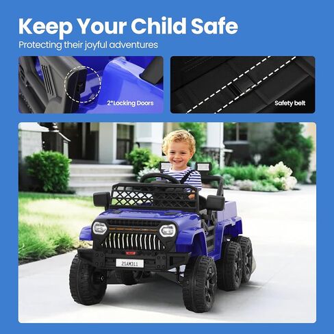 24V 4WD Ride On Jeep for Kids ، وركوب كهربائية على سيارة مع التحكم عن بعد ، وأضواء LED ، وموسيقى البلوتوث ، وعجلات الطاقة على الطرق الوعرة ، وهدية لعبة للأولاد والبنات الذين تتراوح أعمارهم بين 3 سنوات ، وردي in Saudi Arabia