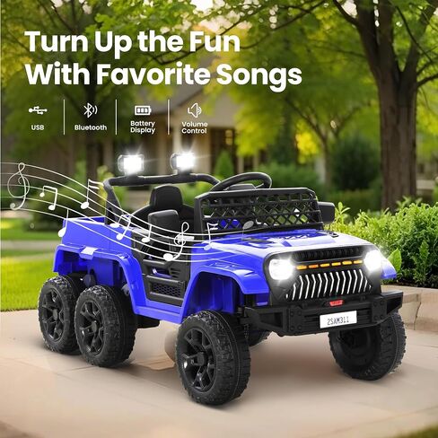 24V 4WD Ride On Jeep for Kids ، وركوب كهربائية على سيارة مع التحكم عن بعد ، وأضواء LED ، وموسيقى البلوتوث ، وعجلات الطاقة على الطرق الوعرة ، وهدية لعبة للأولاد والبنات الذين تتراوح أعمارهم بين 3 سنوات ، وردي in Saudi Arabia