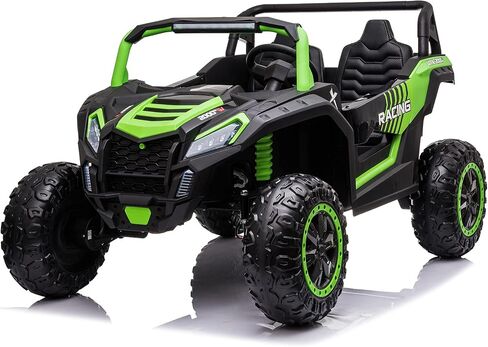 NewQida XXXL 24V Ride On Toys for Big Kids Utv utv legh 2 ate-at onced for Kids 4WD Ride on Truck with جهاز التحكم عن بعد ، جنبًا إلى جنب in Kuwait