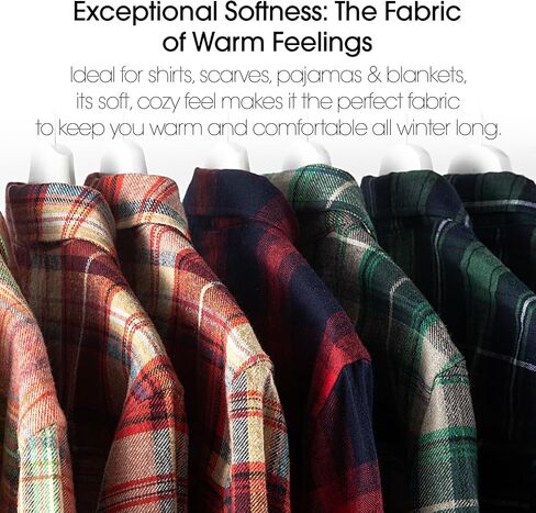Pico Textiles 1 Yard Blue and Green Blackwatch Tartan Plaid Flannel Fabric - 60" Wide - 100% Cotton - Sold by The Yard - for Shirts, Scarves, Pajamas & Receiving Blankets in Saudi Arabia