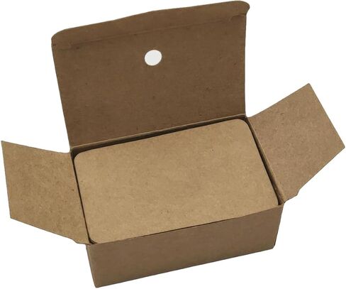 بطاقات الفهرس الفارغة - 3.5x2 "(9cmx5.2cm) - 200 جهاز كمبيوتر (مربعان ، 100 لكل منهما) - ألوان نابضة بالحياة للدراسة ، وبطاقات الفلاش ، والأعمال التجارية ، وبطاقات الحرف واللعب (أبيض) in Kuwait