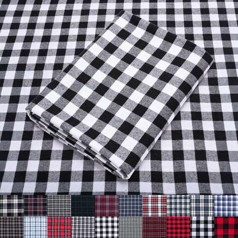 Pico Textiles 1 Yard Blue and Green Blackwatch Tartan Plaid Flannel Fabric - 60" Wide - 100% Cotton - Sold by The Yard - for Shirts, Scarves, Pajamas & Receiving Blankets in Saudi Arabia