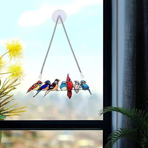 4 أجهزة كمبيوتر 20 بوصة نافذة زجاجية ملونة سلسلة شمس شمس مع خطافات كوب الشفط صورة معلقة سلسلة من الفولاذ المقاوم للصدأ من الفولاذ المقاوم للصدأ (أسود) in Kuwait