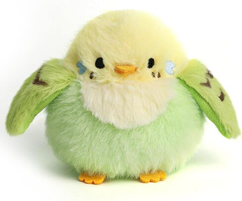 3.9 inches Parakeet Plush Toy Bird Stuffed Animal Plush Toy Holder Bag Pendant Party Christmas Birthday Valentine's Day Gifts Toys for Kids Girlfrends in Kuwait