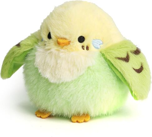 3.9 inches Parakeet Plush Toy Bird Stuffed Animal Plush Toy Holder Bag Pendant Party Christmas Birthday Valentine's Day Gifts Toys for Kids Girlfrends in Kuwait