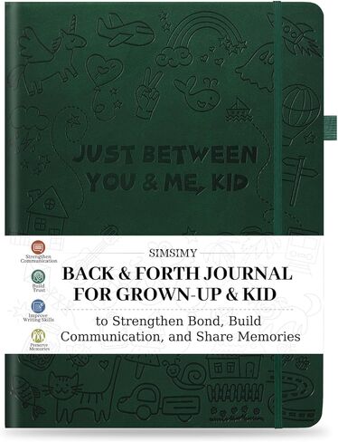 Just Between You and Me,Kid - Back & Forth Journal for Adults & Kids, Grown-Up & Kid to Bond and Connect, Interactive Parent Child Journal with Creative Prompts for Conversations & Drawing, Gift for Girls/Boys, Daughters/Sons, Moms/Dads, Grandparents in Kuwait