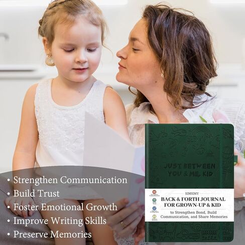 Just Between You and Me,Kid - Back & Forth Journal for Adults & Kids, Grown-Up & Kid to Bond and Connect, Interactive Parent Child Journal with Creative Prompts for Conversations & Drawing, Gift for Girls/Boys, Daughters/Sons, Moms/Dads, Grandparents in Kuwait