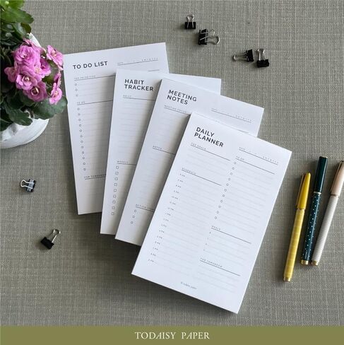 Todaisy Paper Church Notes Notepad 5.5 x 8.5 Tear Away Notepad, Sermon Christian Worship Study Guide, Religious Teaching Tool. 50 tear off sheets in Saudi Arabia