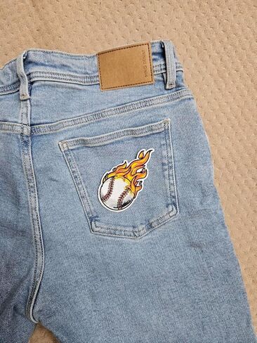 3.5 بوصة مطرزة الحديد البيسبول على التصحيح | البيسبول الرياضية الزخرفية الحديد على/خياطة على بقع للملابس ، القبعات ، السترات ، الملابس ، حقائب الظهر ، الثقوب in Kuwait