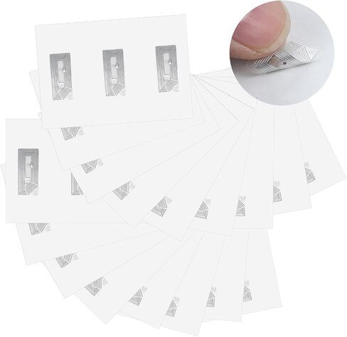 50 PCS NFC TAGS ملصقات NTAG213 ملصقات NFC قابلة للبرمجة إعادة إعادة كتابة رقاقة 137 بايت ذاكرة ملصقات لاصق فارغة علامات RFID متوافقة مع جميع NFC-CANFODING in Saudi Arabia