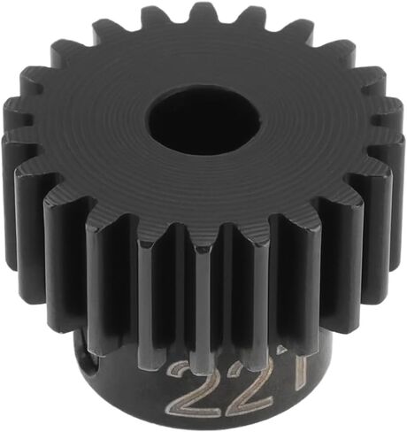 22T Pinion Gear, 0.5 Mod Hardened Steel Gear 1/8 Bore Motor Gear Suitable for 2mm Shaft Motor CSG182R08, for RC Car Truck Gear Drive in Saudi Arabia