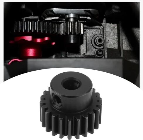 22T Pinion Gear, 0.5 Mod Hardened Steel Gear 1/8 Bore Motor Gear Suitable for 2mm Shaft Motor CSG182R08, for RC Car Truck Gear Drive in Saudi Arabia