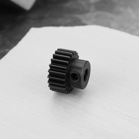 22T Pinion Gear, 0.5 Mod Hardened Steel Gear 1/8 Bore Motor Gear Suitable for 2mm Shaft Motor CSG182R08, for RC Car Truck Gear Drive in Saudi Arabia