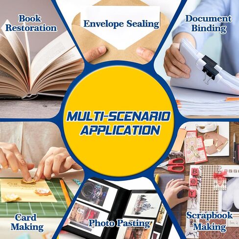 PVA Glue, Book Glue, 250ml Quick Drying and Strong Bonding PH Neutral Book Binding Repair for Restoration, Acid-Free Paper Archives Glues for Book Spine, Crafts and Collages in Saudi Arabia