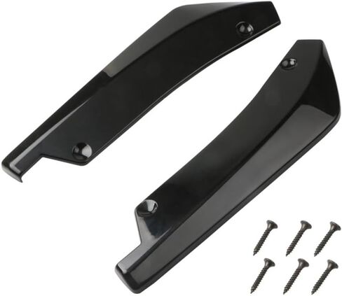 Rear Bumper Diffuser Spoilers Cars for Cupra E-Racer 2020 2021 2022 2023 2024, Anti Scratch Rear Wrap Angle Protector Exterior Decoration Car Accessories,Black in Kuwait