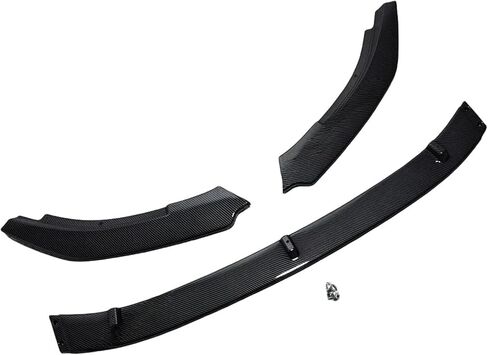 متوافق مع VW/Golf 6 Mk6 GTI GTD 2009-2013 Front Pumper Lip Spoiler Spoffuser Cover Difflector 2009 2010 2011 2012 2013 Tuning (Carbon Look) in Saudi Arabia