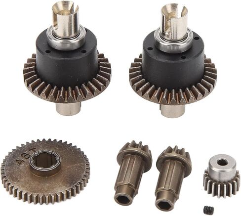 RC Car Motor Gear Kit, Differential Drive Assembly Single Gear Spindle Gear SCY 16101 16102 16103 16201pro 1/16 RC Cars in Saudi Arabia