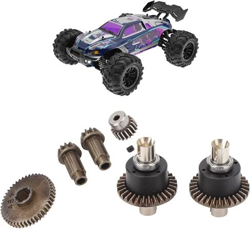RC Car Motor Gear Kit, Differential Drive Assembly Single Gear Spindle Gear SCY 16101 16102 16103 16201pro 1/16 RC Cars in Saudi Arabia