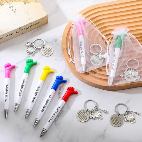 Patelai 15 Sets Weekering Week Gift Bulk National Custodian Day Inspirations Quotes Thumbs Up Atmsing Houseberting Gifts Keychain Pens Pen in Saudi Arabia
