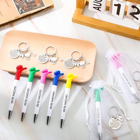 Patelai 15 Sets Weekering Week Gift Bulk National Custodian Day Inspirations Quotes Thumbs Up Atmsing Houseberting Gifts Keychain Pens Pen in Saudi Arabia
