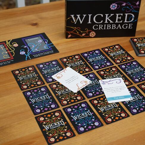 Wicked Cribbage | A Playful Twist On A Classic Game | 30-45 Minute Playtime | Ages 8+ | Quick, Easy to Learn in Saudi Arabia