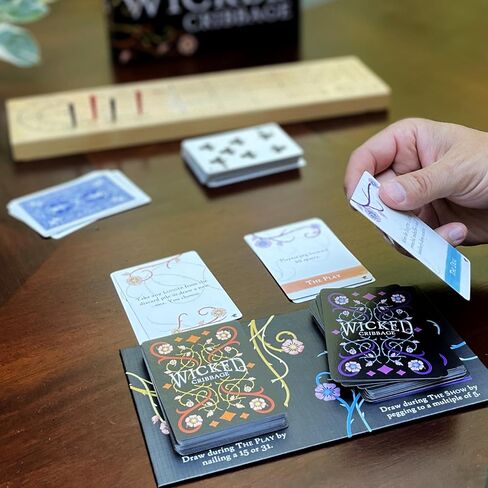 Wicked Cribbage | A Playful Twist On A Classic Game | 30-45 Minute Playtime | Ages 8+ | Quick, Easy to Learn in Saudi Arabia
