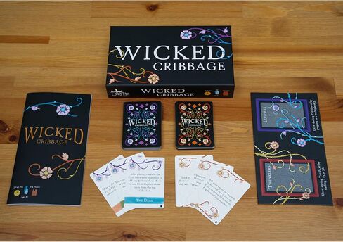 Wicked Cribbage | A Playful Twist On A Classic Game | 30-45 Minute Playtime | Ages 8+ | Quick, Easy to Learn in Saudi Arabia