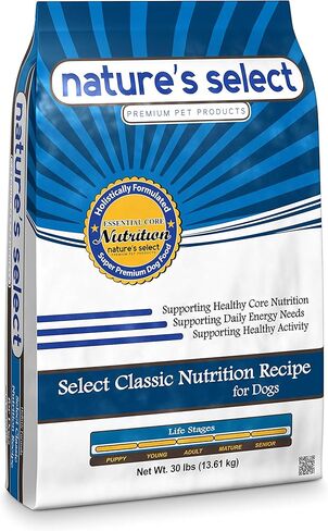 Nature's Select Classic Offer - الدجاج والأرز جميع المراحل جاف للكلاب (30 رطلاً) in Saudi Arabia