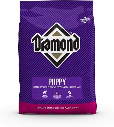 Diamond Premium Puppy عبارة عن بروتين غذائي للكلاب الجاف الكامل والمتوازن ، والبروبيوتيك ، والدهون الصحية التي توفر قيمة غذائية عالية في الجراء المتنامية 8 رطل (118_8_dpp) in Saudi Arabia