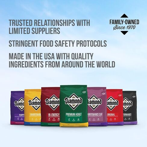 Diamond Premium Puppy عبارة عن بروتين غذائي للكلاب الجاف الكامل والمتوازن ، والبروبيوتيك ، والدهون الصحية التي توفر قيمة غذائية عالية في الجراء المتنامية 8 رطل (118_8_dpp) in Saudi Arabia