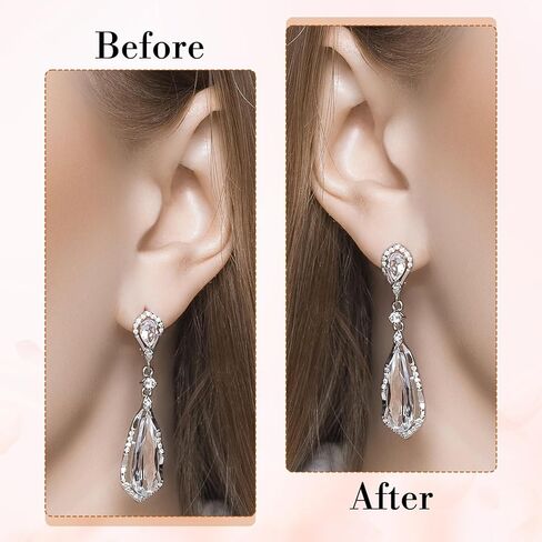 8pcs arkring rafters ظهورهم ، ودعم الأقراط للبدائل للأزرار ، ومربط ضيقة كبيرة للأقراط الثقيلة والأذنين (4 ذهبية و 4 فضية) in Kuwait