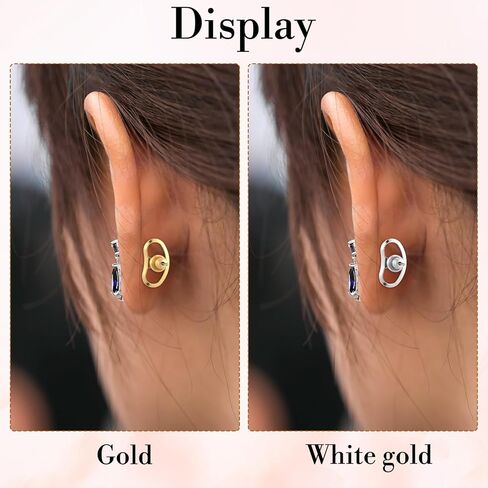 8pcs arkring rafters ظهورهم ، ودعم الأقراط للبدائل للأزرار ، ومربط ضيقة كبيرة للأقراط الثقيلة والأذنين (4 ذهبية و 4 فضية) in Kuwait