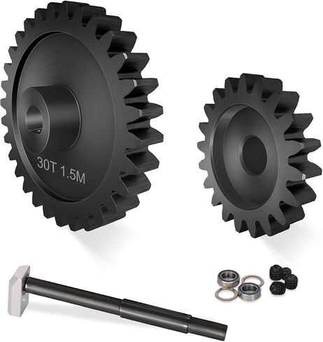 GEAN MAIN GEAR 35T M1.5 عمود مع تحمل 45# من الفولاذ على شكل D مع ترس مع 20T PINON لتراكسكاساس -1/5 X-MAXX 6S/8S Monster Truck و 1/6 4WD XRT 8S-78086-4 ، 1.5 MOD MOD GEAR GEAR GEAR LARGE in Kuwait