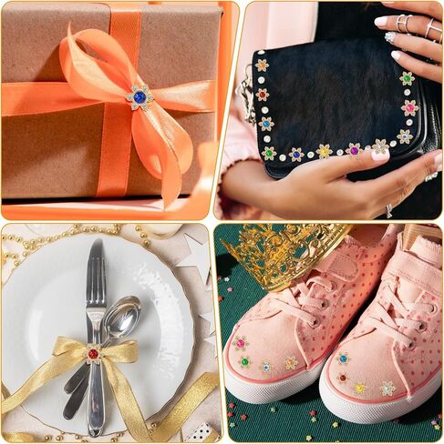 100 PCS خياطة على أحجار الراين للملابس ، أحجار الكريستال الكريستالية الكريستالية بحجم 13 مم للأحجار الكريمة الزجاجية لصياغة ، جوهرات قاعدة ذهبية للقبعات الحرف DIY مجوهرات صنع ملحقات الملابس (لون مختلط) in Kuwait