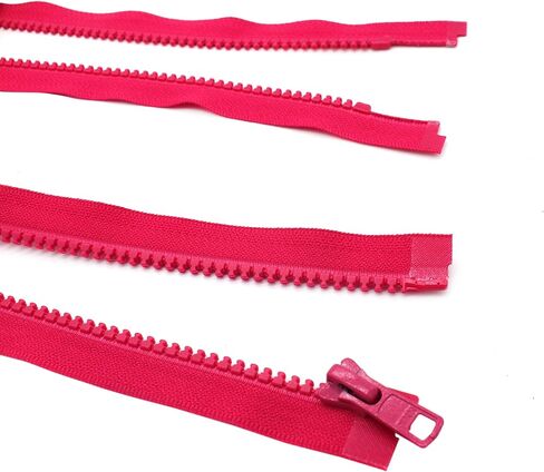 ykk 26 "فيلون سحاب ~ ykk #5 سستة رياضية بلاستيكية مقولبة ~ فصل - 817 Hot Pink (1 Zipper/Pack) in Saudi Arabia