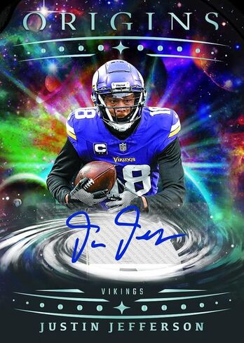2025 Panini Origins Football Hobby Trading Card Box (1 Rookie Jersey Autograph في صندوق) in Saudi Arabia