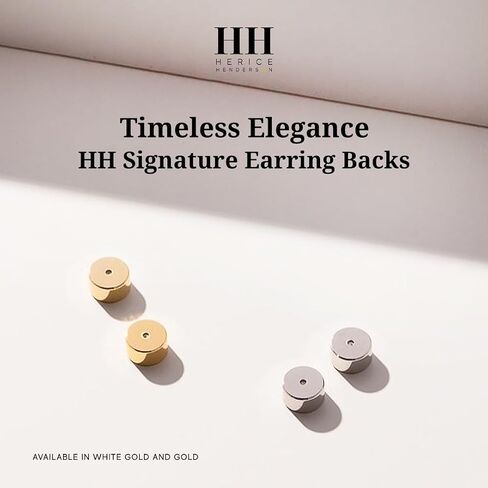 Signature Friction Disc Earring Backs – Secure & Comfortable Closure in Finish, Designed for Stability, Style, and All-Day Wear with Earrings in Saudi Arabia