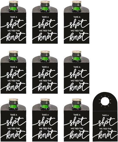 Bulk 96 Pieces Take a Shot Wedding Shooter Favor Tags in Saudi Arabia