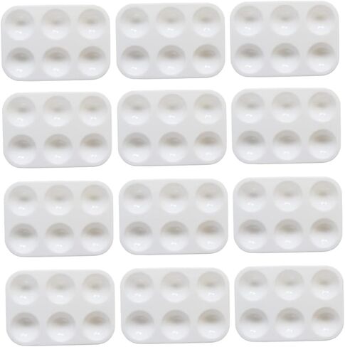 Gadpiparty 20pcs Sturdy Plastic Painting Palette Washable Miniature Paint Racks for Artists in Saudi Arabia