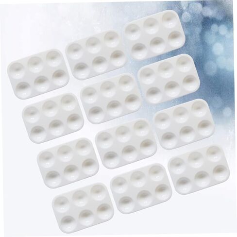 Gadpiparty 20pcs Sturdy Plastic Painting Palette Washable Miniature Paint Racks for Artists in Saudi Arabia